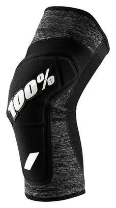 100% Ridecamp Kniebeschermer Grijs Heather/Zwart