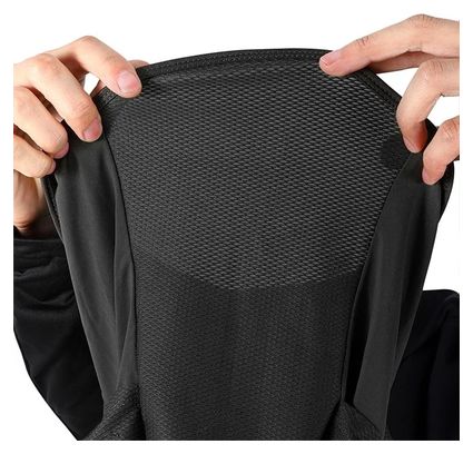 Cachecou de de Pêche en Soie Glacée Anti UV Noir