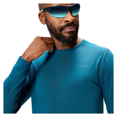 Maillot Manches Longues Endura Hummvee Bleu