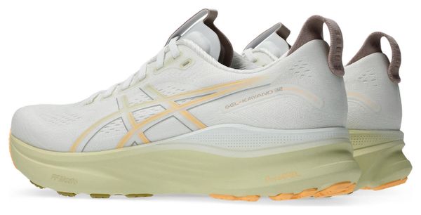 Asics Gel-Kayano 32 Running Shoes, White/Orange, Men's