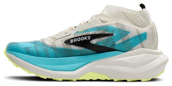 Brooks Cascadia Elite Trailschoenen Wit/Blauw Unisex