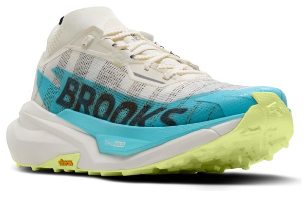 Brooks Cascadia Elite Trailschoenen Wit/Blauw Unisex