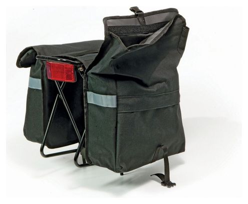 B-Urban Double Luggage Carrier Bags Black