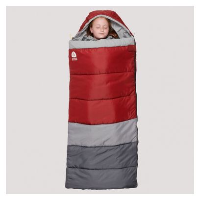 Sierra Designs Pika Youth 40° Sleeping Bag Red/Grey