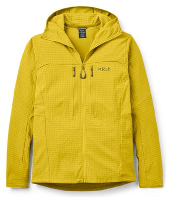 Felpa con cappuccio RAB Ascendor Pro Hoody Gialla Uomo 