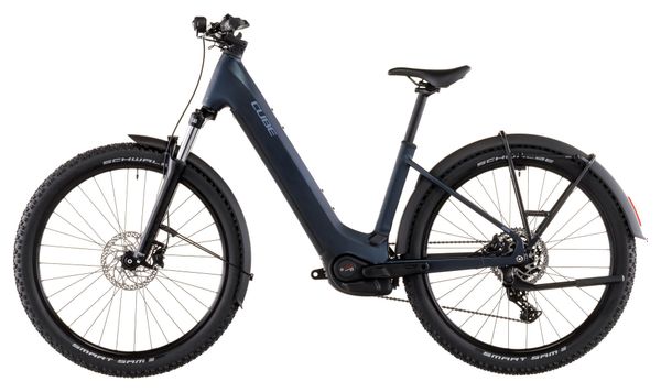 Cube Reaction Hybrid Performance 600 FE Easy Entry MTB elettrica hardtail Shimano 9S 600 Wh Bosch 75 Nm 27,5'' Blu indaco 2026