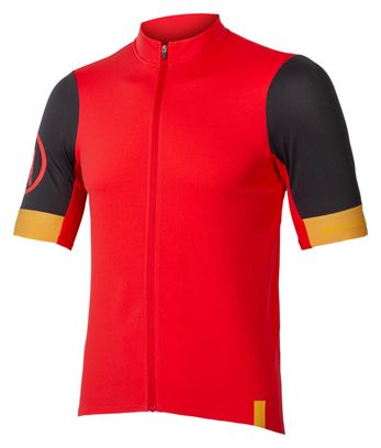 Maillot de manga corta Endura FS260 Grenade Rojo