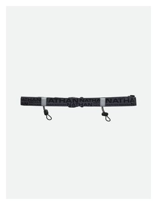 Ceinture Porte-Dossard Nathan Race Number Nutrition Gris 