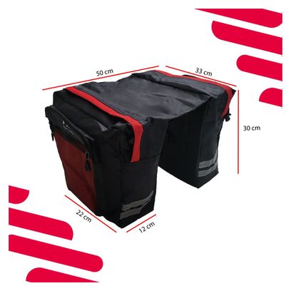 Sacoches doubles pour vélos électriques étanches - 38L