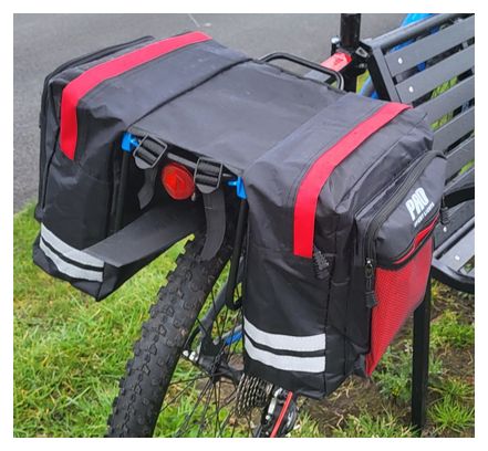 Sacoches doubles pour vélos électriques étanches - 38L