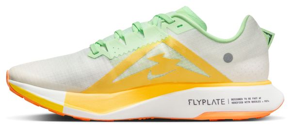 Chaussures de Trail Nike Ultrafly Blanc Vert Jaune Homme