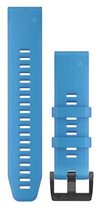 Bracelet Silicone Garmin QuickFit 22 mm Bleu Cyan