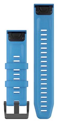 Garmin QuickFit 22 mm pulsera de silicona azul cian