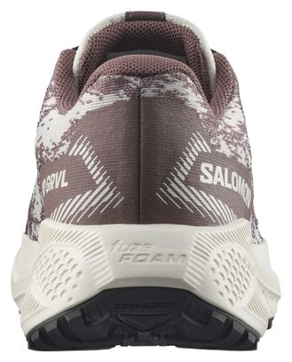 Salomon Aero GRVL hardloopschoenen bruin/wit voor kinderen