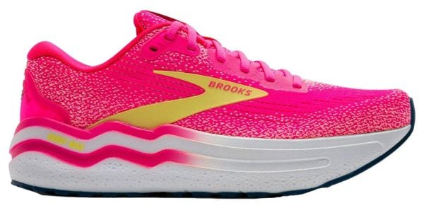 Brooks Ghost Max 2 Hardloopschoenen Roze/Geel