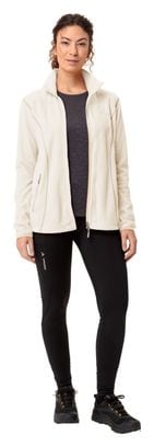 Chaqueta polar Vaude Rosemoor para mujer Blanco Crudo
