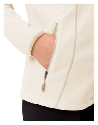 Chaqueta polar Vaude Rosemoor para mujer Blanco Crudo