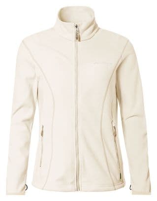 Women's Fleece Jacket Vaude Rosemoor White Ecru