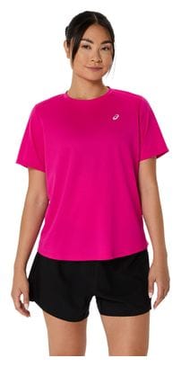 Maillot manches courtes Asics Core Run Rose Femme