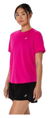 Maillot manches courtes Asics Core Run Rose Femme