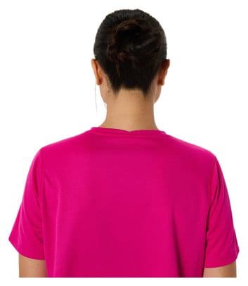 Maillot manches courtes Asics Core Run Rose Femme