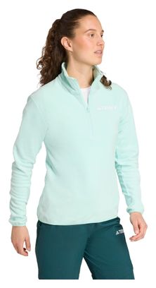 Adidas Terrex Multi Essentials Damesblauwe 1/2 Zip Fleece