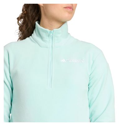 Adidas Terrex Multi Essentials Damesblauwe 1/2 Zip Fleece