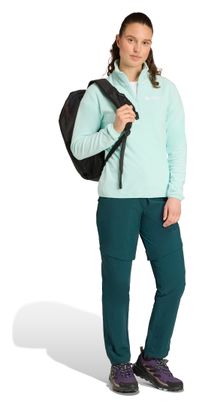 Adidas Terrex Multi Essentials Damesblauwe 1/2 Zip Fleece