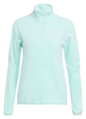 Adidas Terrex Multi Essentials Damesblauwe 1/2 Zip Fleece