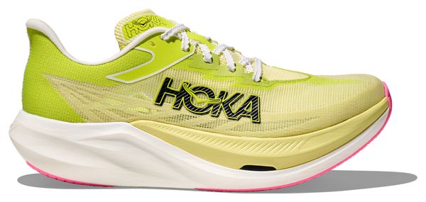 Chaussures Running Hoka Rocket X 3 Jaune/Rose Unisexe
