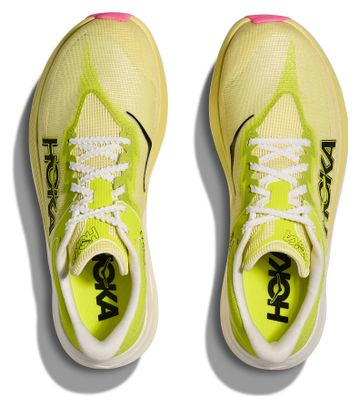 Chaussures Running Hoka Rocket X 3 Jaune/Rose Unisexe