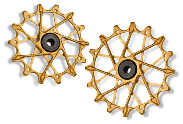 Garbaruk Schaltwerksrollen für Sram GX/XO/XX Eagle 12v Gold