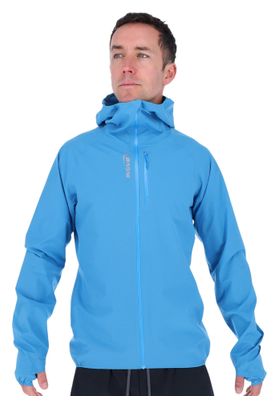 Veste de ski de randonnée imperméable homme, Wilder bleu