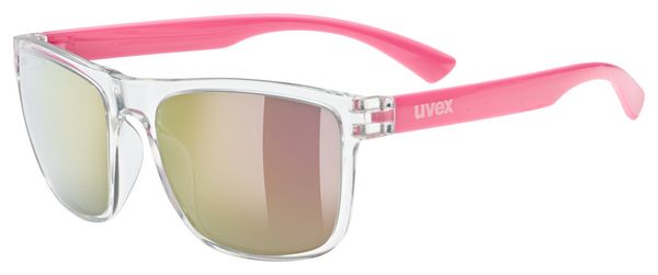 Occhiali Uvex Rookie Rosa Trasparente/Rosa Specchiato