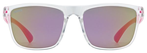 Occhiali Uvex Rookie Rosa Trasparente/Rosa Specchiato