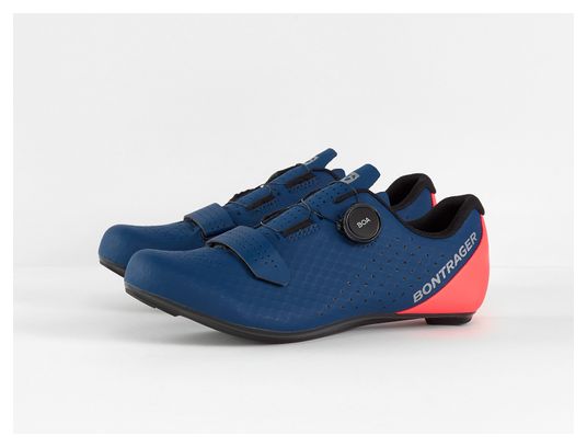 Bontrager BNT Circuit Rennradschuhe Blau / Rosa