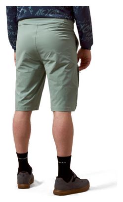 Pantalones cortos de ciclismo de montaña Endura AllTrack Ride Over, color verde, para hombre