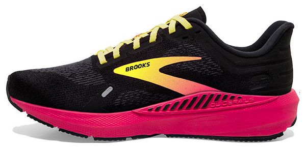 Chaussures de Running Brooks Launch GTS 9 Noir Rose Jaune