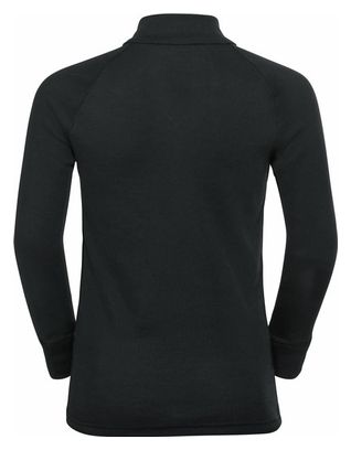 Active Warm Eco Kids Long Sleeve 1/2 Zip Top Black