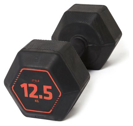 Decathlon Corength Hex Dumbell 12,5kg Zwart