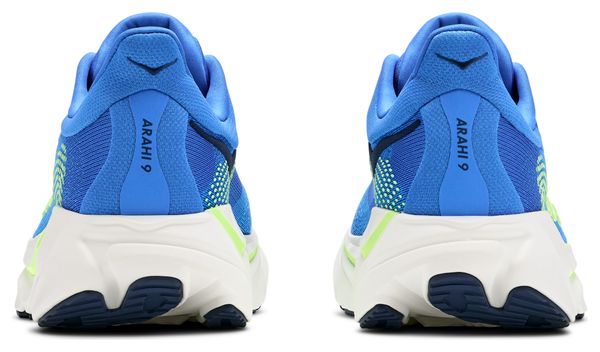 Hoka Arahi 9 Running Shoes, Blue/Yellow, Men's