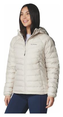 Chaqueta con capucha Columbia Powder Lite II Beige para mujer