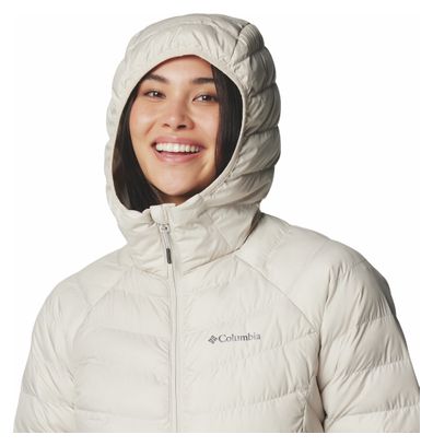 Columbia Powder Lite II Hooded Women's Jacket Beige