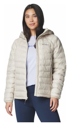 Chaqueta con capucha Columbia Powder Lite II Beige para mujer