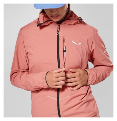 Giacca antivento Salewa Pedroc Wind Light rosa da donna