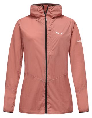 Giacca antivento Salewa Pedroc Wind Light rosa da donna