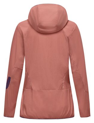 Giacca antivento Salewa Pedroc Wind Light rosa da donna