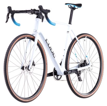 Cube Cross Race C:62 Bici da ciclocross da corsa Sram Rival XPLR eTap AXS 12S 700 mm Polar White 2025