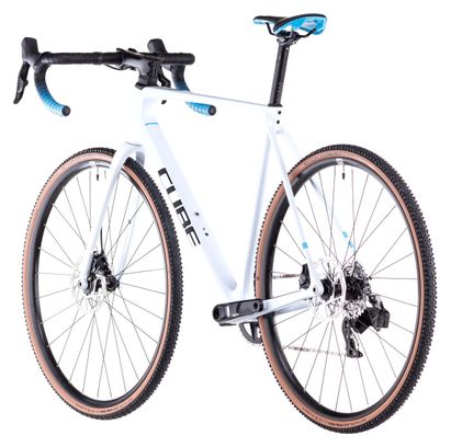 Cube Cross Race C:62 Bici da ciclocross da corsa Sram Rival XPLR eTap AXS 12S 700 mm Polar White 2025