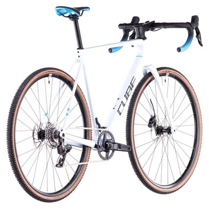Cube Cross Race C:62 Bici da ciclocross da corsa Sram Rival XPLR eTap AXS 12S 700 mm Polar White 2025